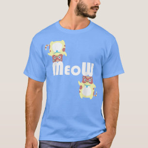Niedlich Cat Meow Kitty Kitten T-Shirt