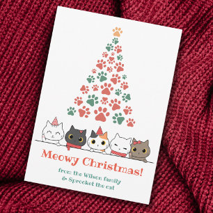 Niedlich Cat Meowy Weihnachten