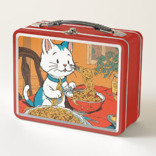 Niedlich Cat Spaghetti Lunchbox