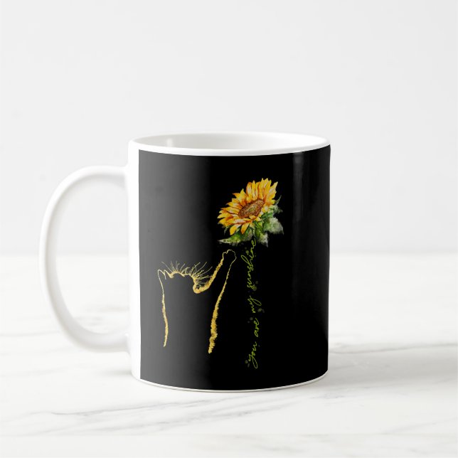 Niedlich Cat St Patricks Day Clover Lucky Cat Mama Kaffeetasse (Links)