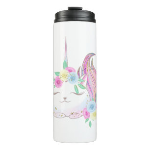 Niedlich Caticorn Thermosbecher