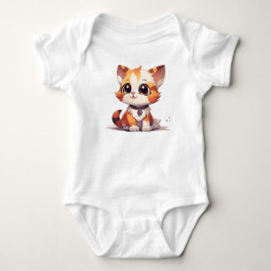 Niedlich Cats Cartoon Baby Strampler