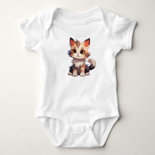 Niedlich Cats Cartoon Baby Strampler