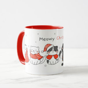 Niedlich Cats Weihnachts-Tasse Tasse