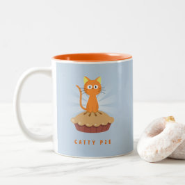 Niedlich Catty Pie Cat Lover Zweifarbige Tasse