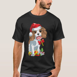Niedlich Cavalier King Charles Spaniel Dog Weihnac T-Shirt