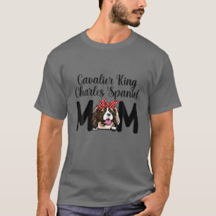 Niedlich Cavalier King Charles Spaniel Mama Mthers T-Shirt
