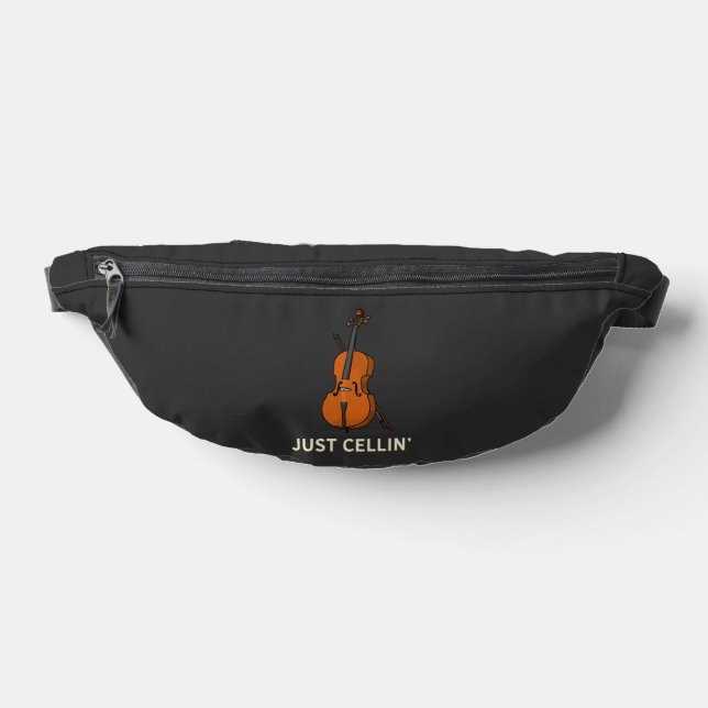 Niedlich Cellist Cello Player Musician Gag Bauchtasche (Ablage )