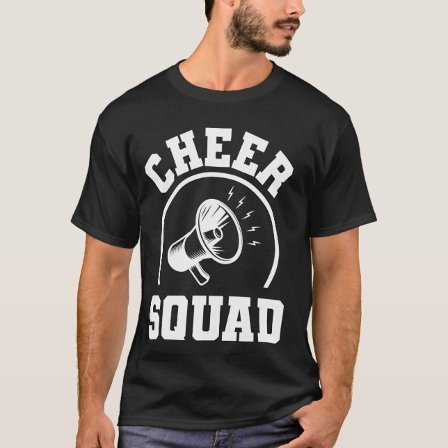 Niedlich Cheerleader Art Cheerleader Cheer Squad C T-Shirt (Vorderseite)
