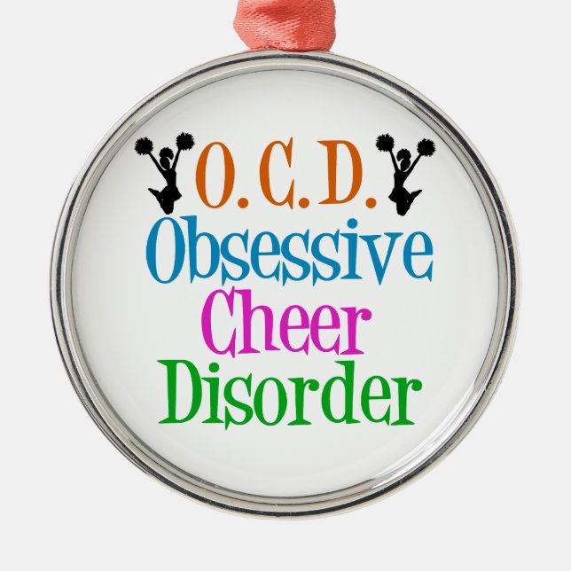 Niedlich Cheerleader Ornament Aus Metall (Vorne)