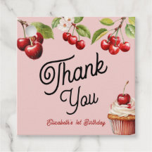 Niedlich Cherry First Girly Birthday Pink