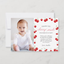 Niedlich Cherry Girl Berry Erster Geburtstag Foto