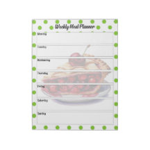 Niedlich Cherry Weekly Meal Planner