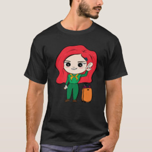 Niedlich Chibi Style Kawaii Anime Girl T-Shirt