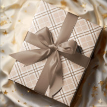 Niedlich Chic Herbst Braun Beige Kariert