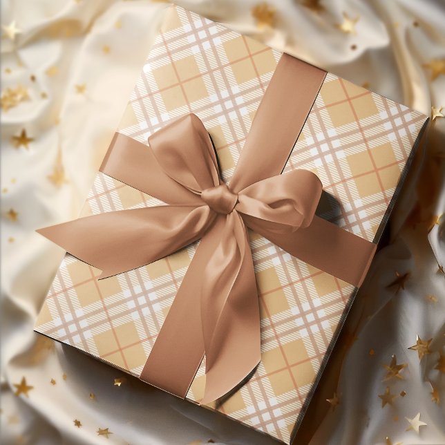 Niedlich Chic Herbst Herbst Tartan Kariert Geschenkpapier (Von Creator hochgeladen)
