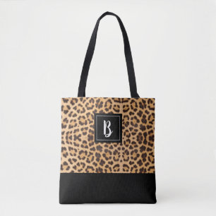Niedlich Chic Leopard Animal Print Brown Black