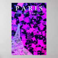 Niedlich Chic Paris Eiffel Tower Zitat Poster