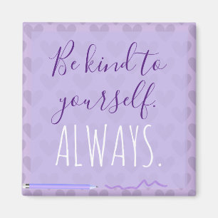 Niedlich Chic Pastel Lavender Motivierend Magnet