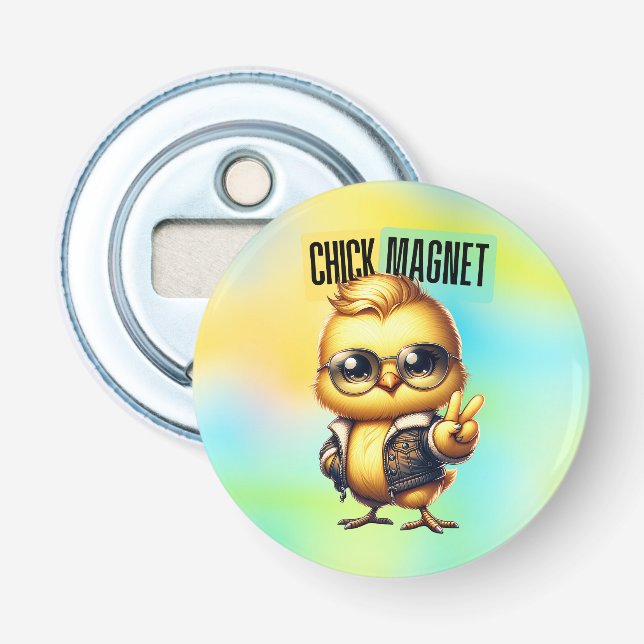 Niedlich Chick Magnet Ostern-54546 Flaschenöffner (Vorderseite)