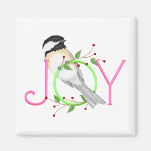 Niedlich Chickadee "Joy" Magnet