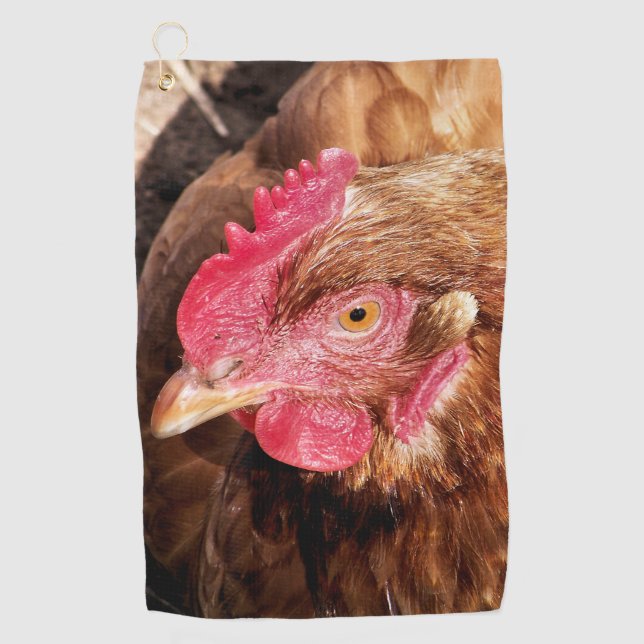 NIEDLICH CHICKEN GOLFHANDTUCH (Vorderseite)