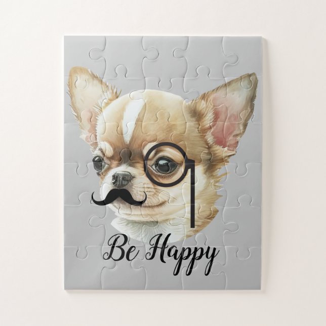 Niedlich Chihuahua Dog Lover Puzzle (Vertikal)