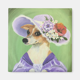 Niedlich Chihuahua Dress Up Magnet