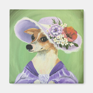 Niedlich Chihuahua Dress Up Magnet