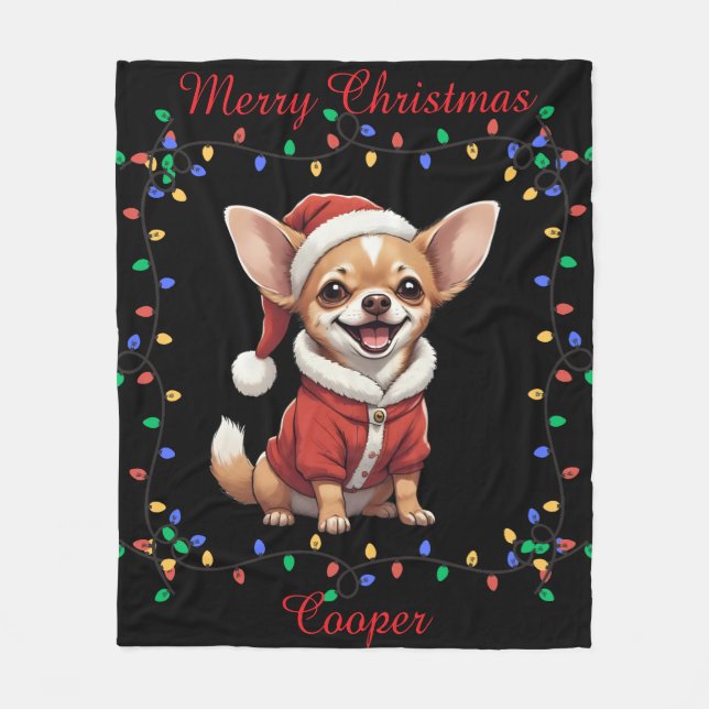 Niedlich Chihuahua Fleece Blanket (Vorderseite)