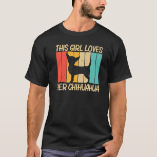 Niedlich Chihuahua für Mädchen Mama Chihuahua Haus T-Shirt