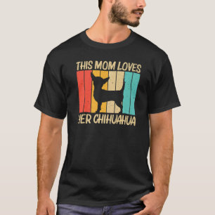 Niedlich Chihuahua für Mamas Chihuahua Haustier Hu T-Shirt