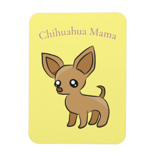Niedlich Chihuahua Mama Art Thunder_Cove Magnet