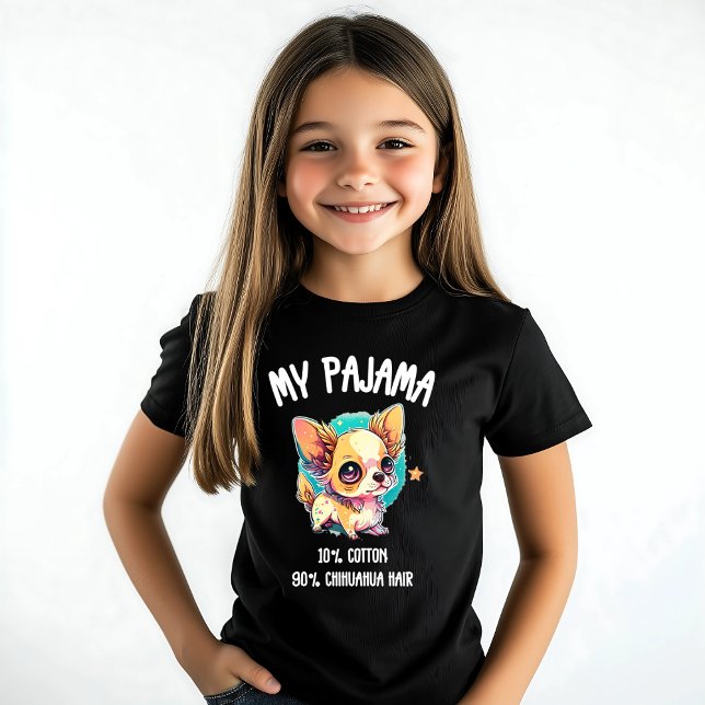 Niedlich Chihuahua Pajama Funny Dog Lover T-Shirt (Von Creator hochgeladen)