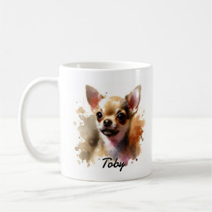 Niedlich Chihuahua personalisieren Kaffeetasse