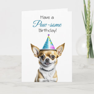 Niedlich Chihuahua Puns Birthday Karte