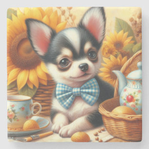 Niedlich Chihuahua Puppy Steinuntersetzer