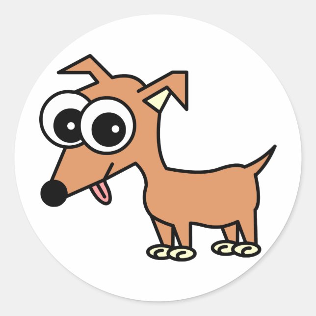Niedlich Chihuahua Stickers (Vorderseite)