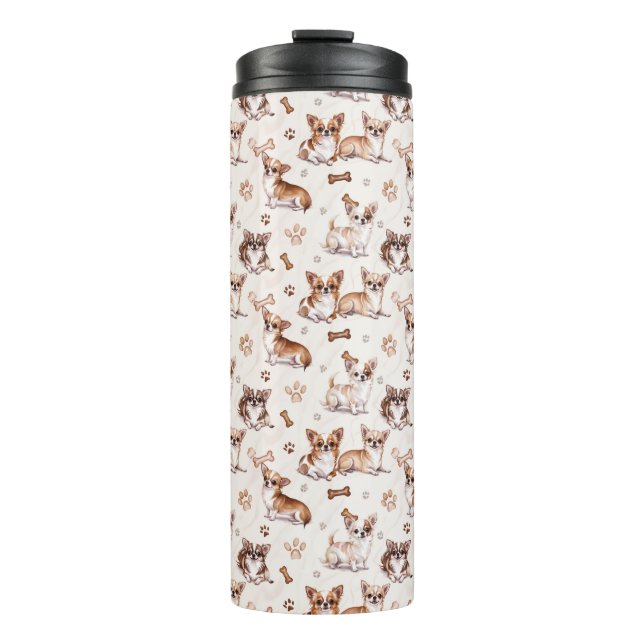 Niedlich Chihuahua Thermosbecher (Vorderseite)
