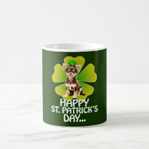 Niedlich Chihuahua Welppy Hat St. Patrick Day Tasse