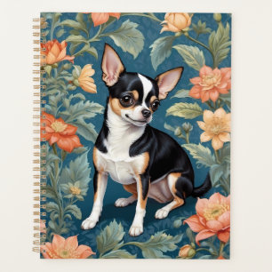 Niedlich Chihuahua William Morris Inspirierte Flor Planer