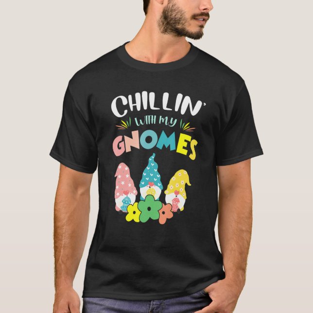 Niedlich Chillinu2019 mit meinen Gnomen Squad Happ T-Shirt (Vorderseite)