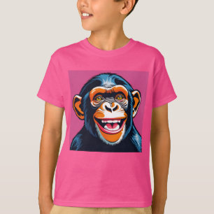 Niedlich Chimpanzee Laughs T-Shirt
