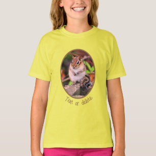 Niedlich Chipmunk Wildlife Personalisiert T-Shirt