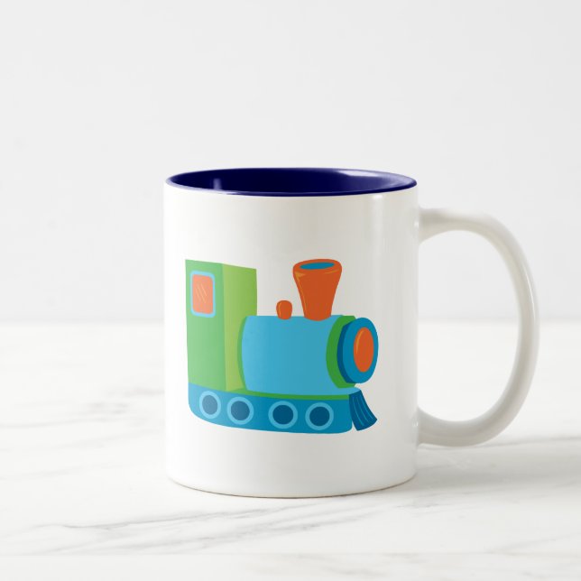 Niedlich Choo Choo Train Zweifarbige Tasse (Rechts)