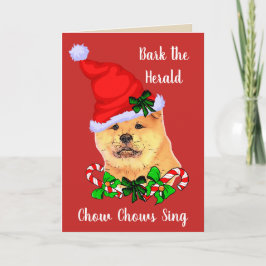 Niedlich Chow Chow Weihnachten