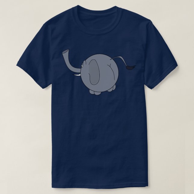 Niedlich Chubby Elephant T-Shirt (Design vorne)