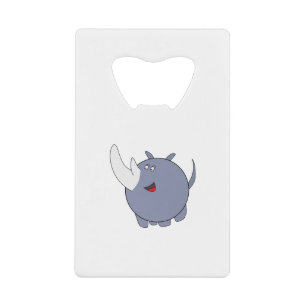 Niedlich Chubby Rhinoceros Geldbeutel Flaschenöffner