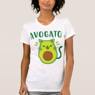 Niedlich Cinco de Mayo Avogato Avocado Cat Funny A T-Shirt