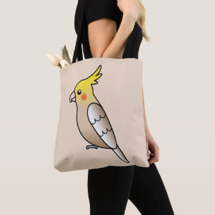 Niedlich Cinnamon Cockatiel Cartoon Bird Illustrat